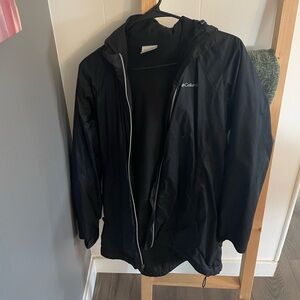 Columbia long rain jacket